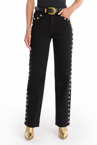 Leah studded jean - leah, black