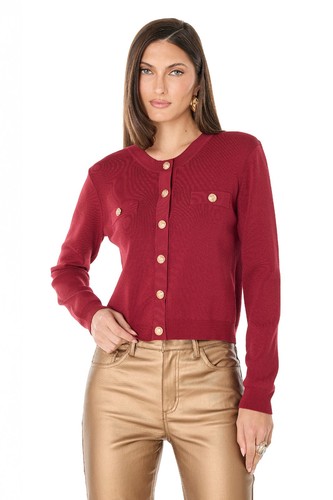 Loretta knit cardigan top - loretta,